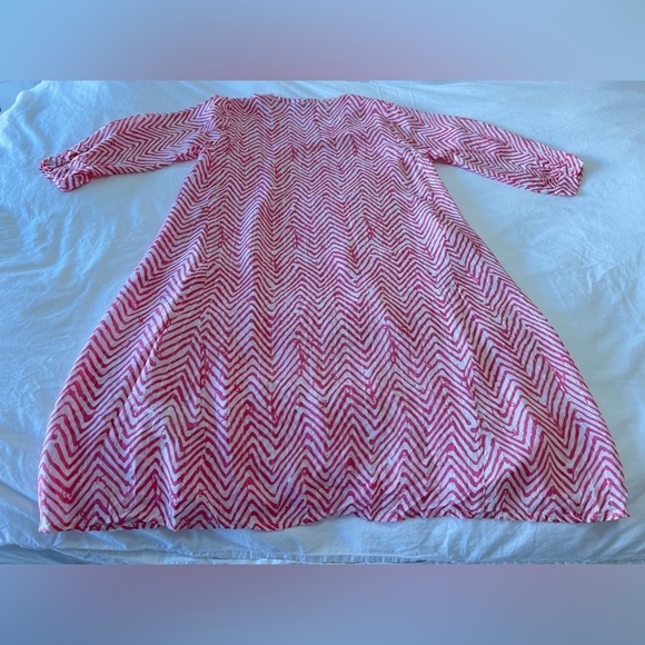 MASAI EASYWEAR Zig Zag Viscose Metallic Threads | Pink Size Small | NWOT - Picture 12 of 12